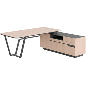 Стол руководителя Line СФ-571201.1 Grey, дуб светлый