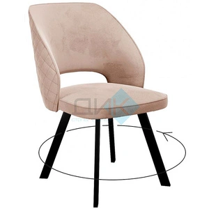 DikLine 274 Black (микровелюр Z), бежевый