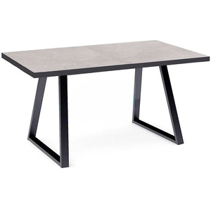 Стол обеденный DikLine ZB120 Black (хромикс), белый