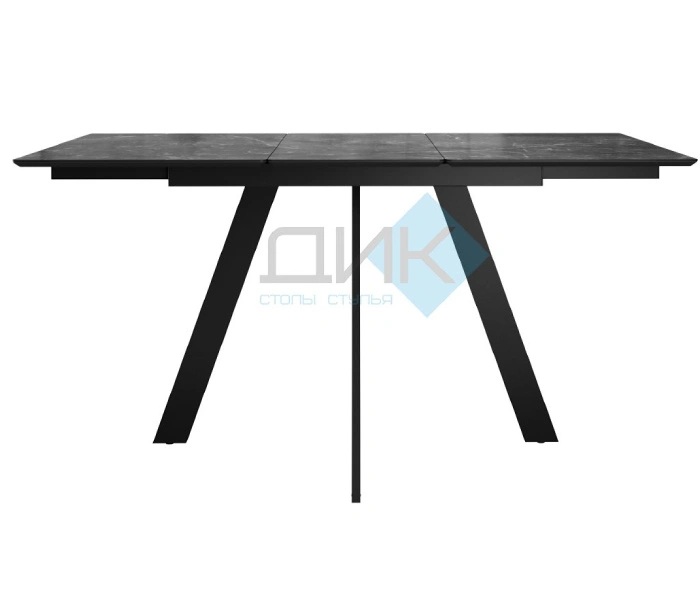 Стол обеденный Dikline DKD120 Black, мрамор черный