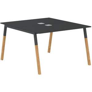 Двухместная рабочая станция Forta FWST 1113 Anthracite, графит бук