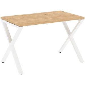 Стол письменный RIVA VR.L-SRX-2.7 White, тиквуд светлый
