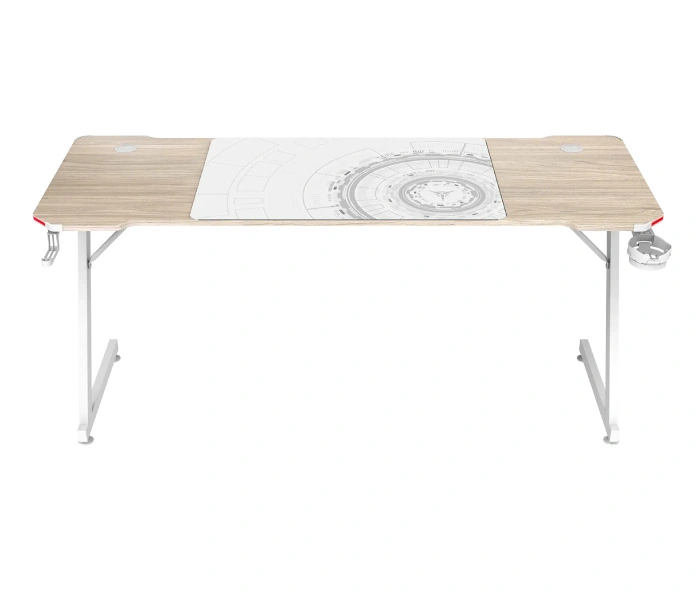 Геймерский стол Zone 51 Trine 160 RGB Wood/White