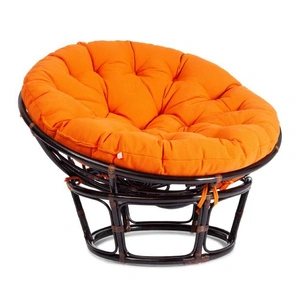 Tetchair Papasan w 23/01 Античный черно-коричневый (кресло), оранжевый