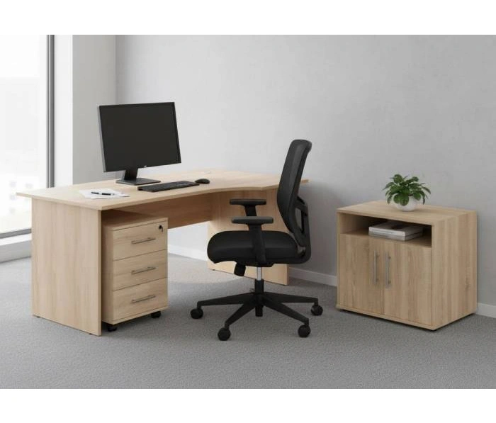 Тумба для оргтехники KingStyle Basic KSL-1, Дуб Сонома