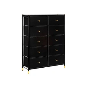 Комод Leset Хайди Black (10 ящиков)