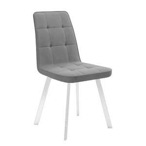 DikLine 207 White (велюр В), B22 серый