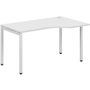 Стол письменный Xten-S XSCET 149 (L/R) Silver, белый