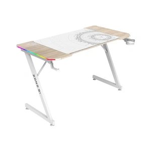 Геймерский стол ZONE 51 Trine 120 RGB Wood/White