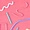 Рисунок Sticks 05 малиновый