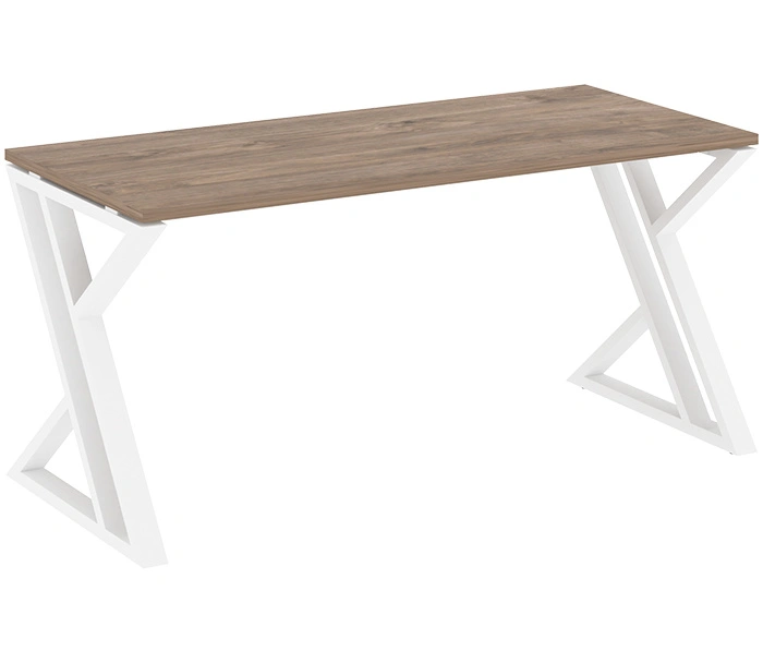 Стол письменный RIVA VR.L-SRZ-4.7 White, тиквуд темный
