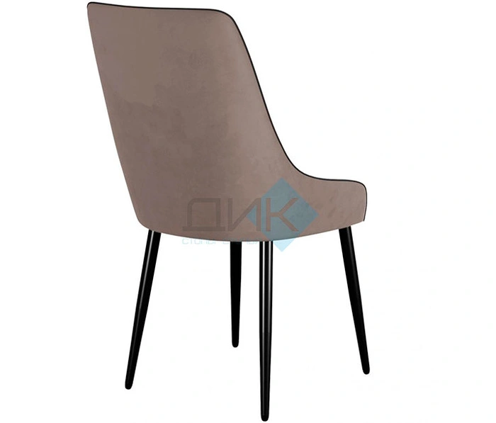 DikLine 305 Black (микровелюр Z), Z48 капучино