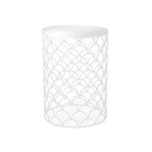 Стол журнальный Sheffilton SHT-CT24 White, белый муар
