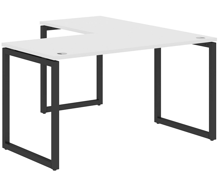 Стол угловой Xten-Q XQCT 1415 Black (L), белый