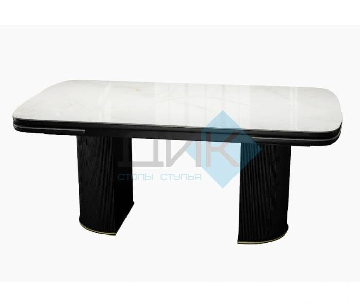 Стол обеденный DikLine EKP205 Black, керамика К20