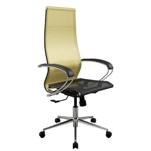 Metta SK-1-BK Комплект 7 CH (черное сиденье), золотой ротанг