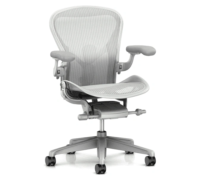 Herman Miller Aeron С Mineral, серый