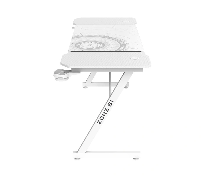 Геймерский стол ZONE 51 TRINE 140 White, белый