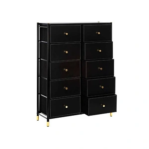 Комод Leset Хайди Black (10 ящиков)
