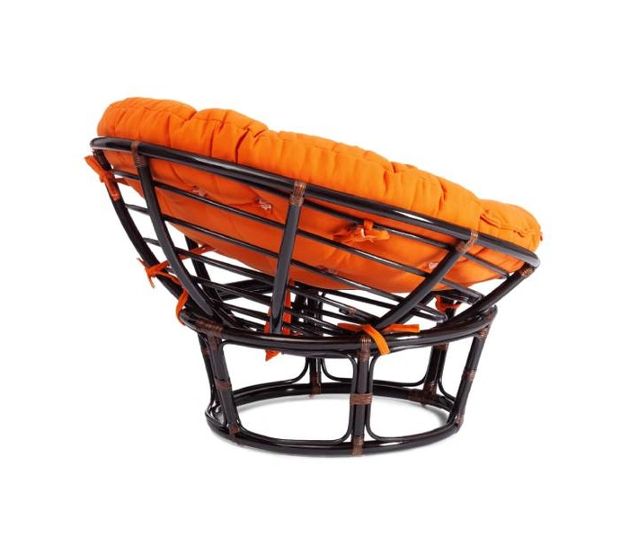 Tetchair Papasan w 23/01 Античный черно-коричневый (кресло), оранжевый