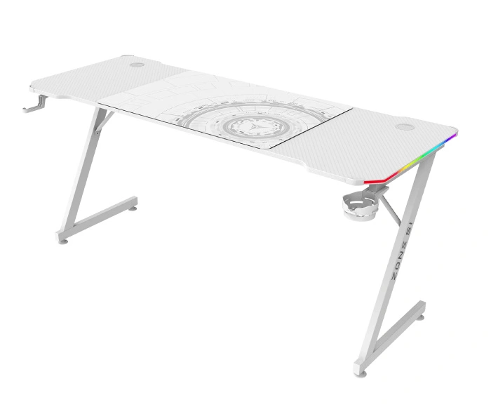 Геймерский стол Zone 51 Trine 160 RGB White