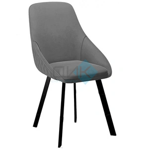 DikLine 246 Black (микровелюр Z), Z 28 серый