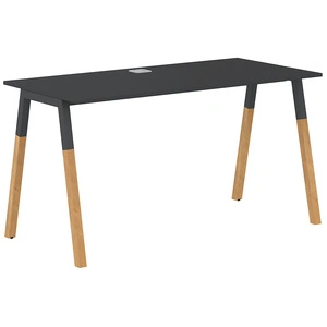 Стол Forta FST 1367 Anthracite, Дуб Гамильтон/Черный графит-Бук
