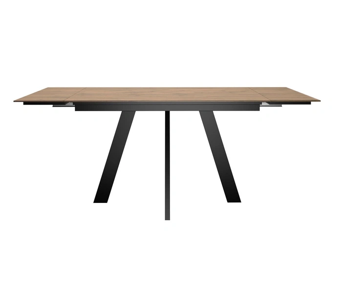 Стол обеденный DikLine DM120M Black, дуб галифакс