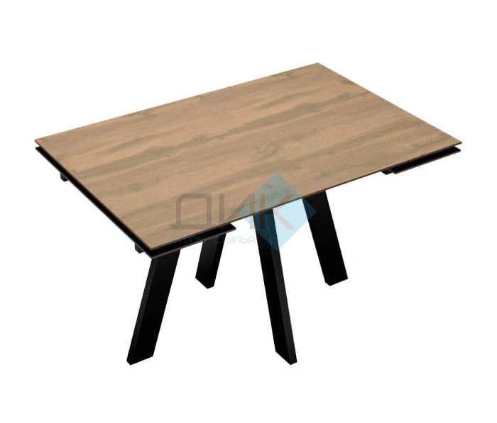 Стол обеденный DikLine DM110 Black, Дуб галифакс