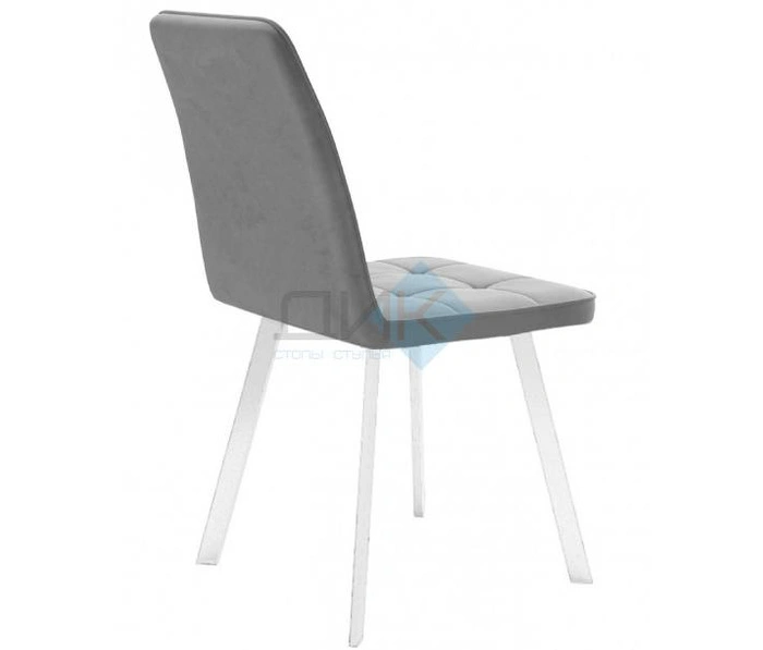 DikLine 207 White (велюр В), B22 серый