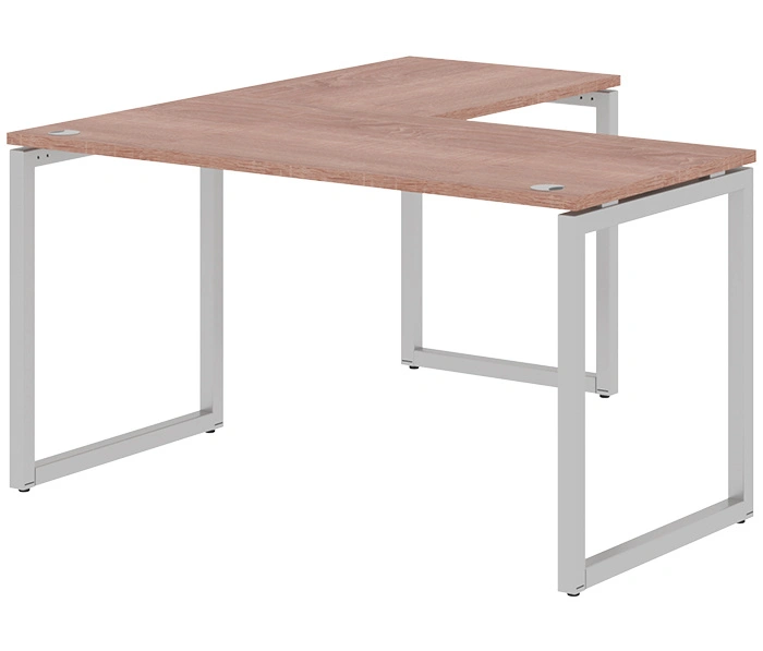Стол угловой Xten-Q XQCT 1415 Silver (R), дуб сонома