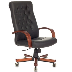 Бюрократ T-9928 WALNUT ECO, черный
