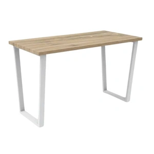Стол письменный KingStyle Bord White, дуб элисон светлый