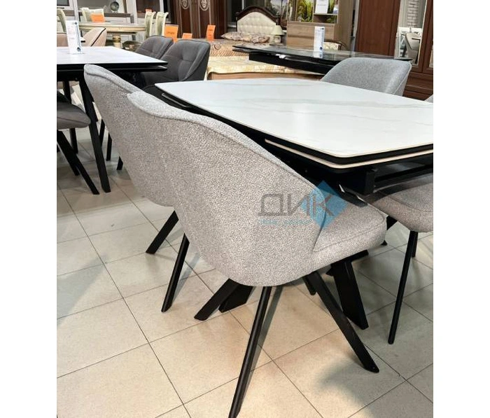 DikLine 233 Black (букле), серый