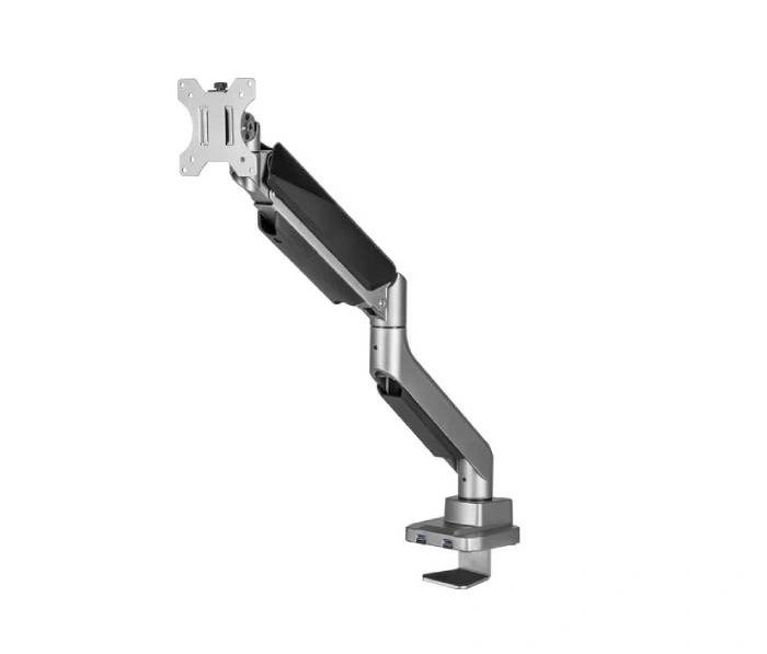 Кронштейн для монитора Ergosmart Heavy-Duty U с USB, серый