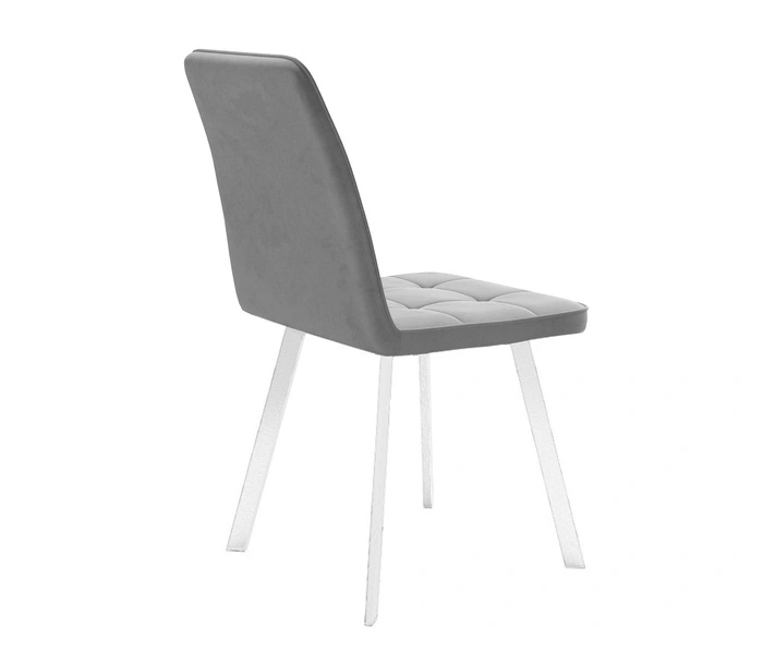 DikLine 207 White (велюр В), B22 серый
