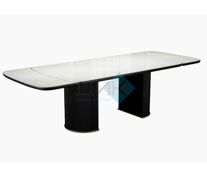Стол обеденный DikLine EKP205 Black, керамика К20