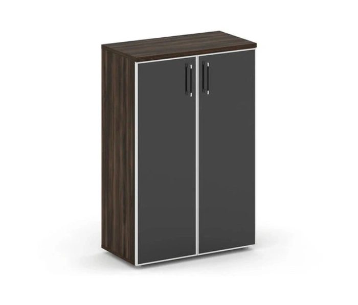 Шкаф средний RIVA SK.ST-2.4R w, тиквуд темный / антрацит