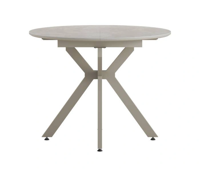 Стол обеденный Lepremo 2006 Beige, керамика матовая Carmen Light Gray