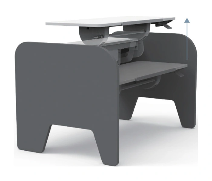 Детская парта-трансформер COMF-PRO Elephant Desk, серый