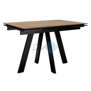 Стол обеденный DikLine DM110 Black, Дуб галифакс