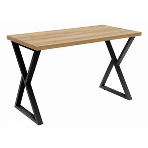 Стол письменный KingStyle Laud Black, дуб элисон светлый