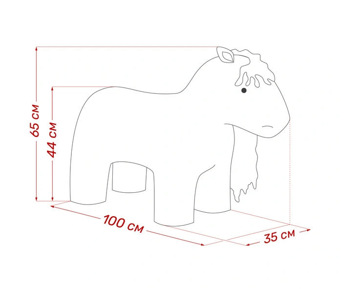Пуф Leset Horse