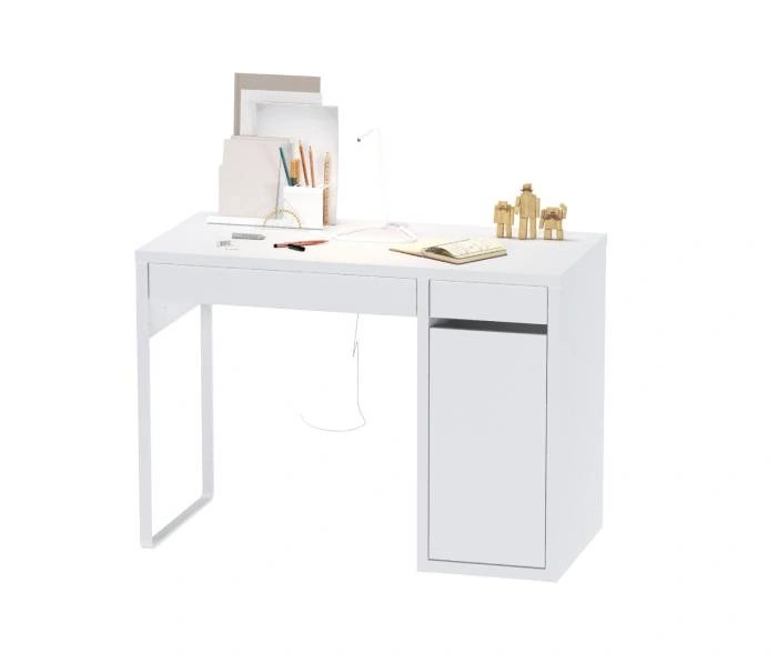 Стол письменный Компи 105  (IKEA MICKE), белый