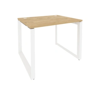 Стол рабочий Onix O.MO-SP-1.8 White, тиквуд светлый