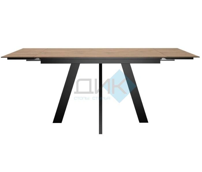 Стол обеденный DikLine DM110 Black, Дуб галифакс