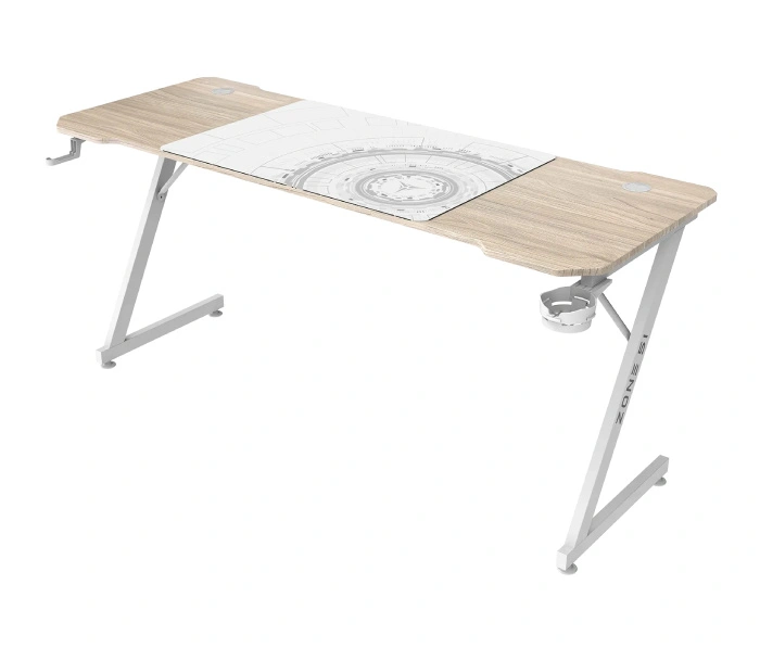 Геймерский стол ZONE 51 TRINE 160 Wood/White