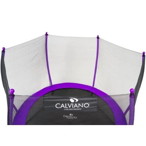 Батут Calviano 252 см - 8ft OUTSIDE master purple