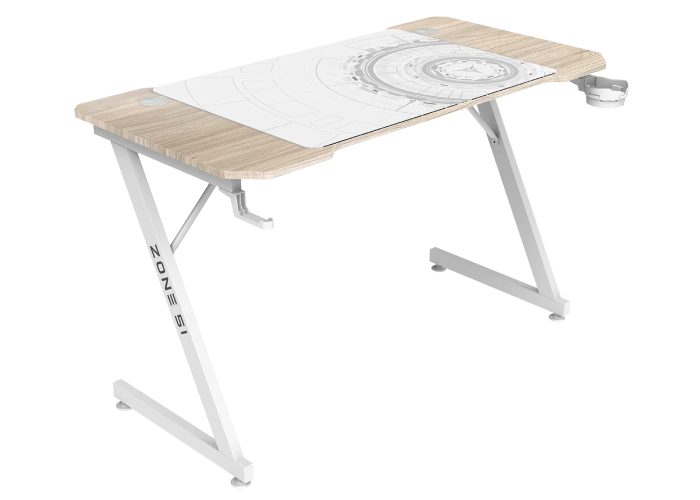 Геймерский стол Zone 51 Trine 120 Wood/White