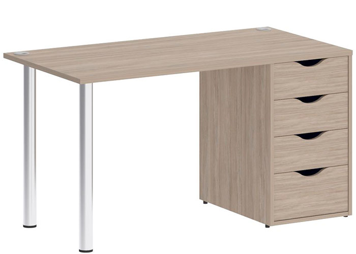 Стол Riva Home Office VR.SP-3-138.4 Silver